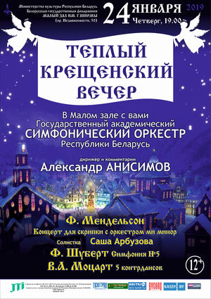 «Тёплые вечера на Крещение»: Государственный академический симфонический оркестр